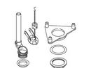 KOHLER Black Tank Flush Valve Kit 