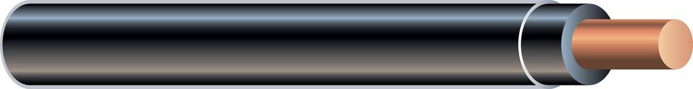 Southwire&reg; Black 14 ga Blue THHN Wire 