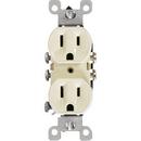 LEVITON Ivory 15A Residential Duplex Receptacle 