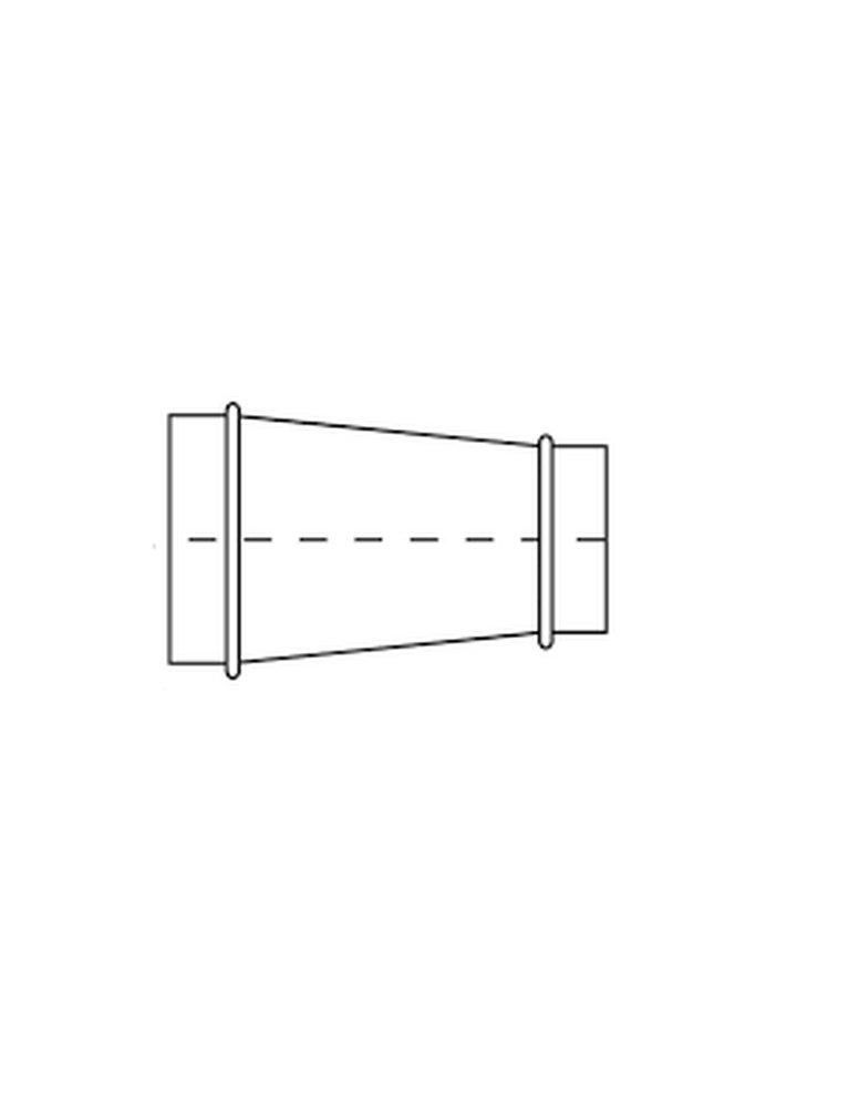 Tyler Union 8 x 6 in. Flanged Ductile Iron Concentric Reducer Ferguson
