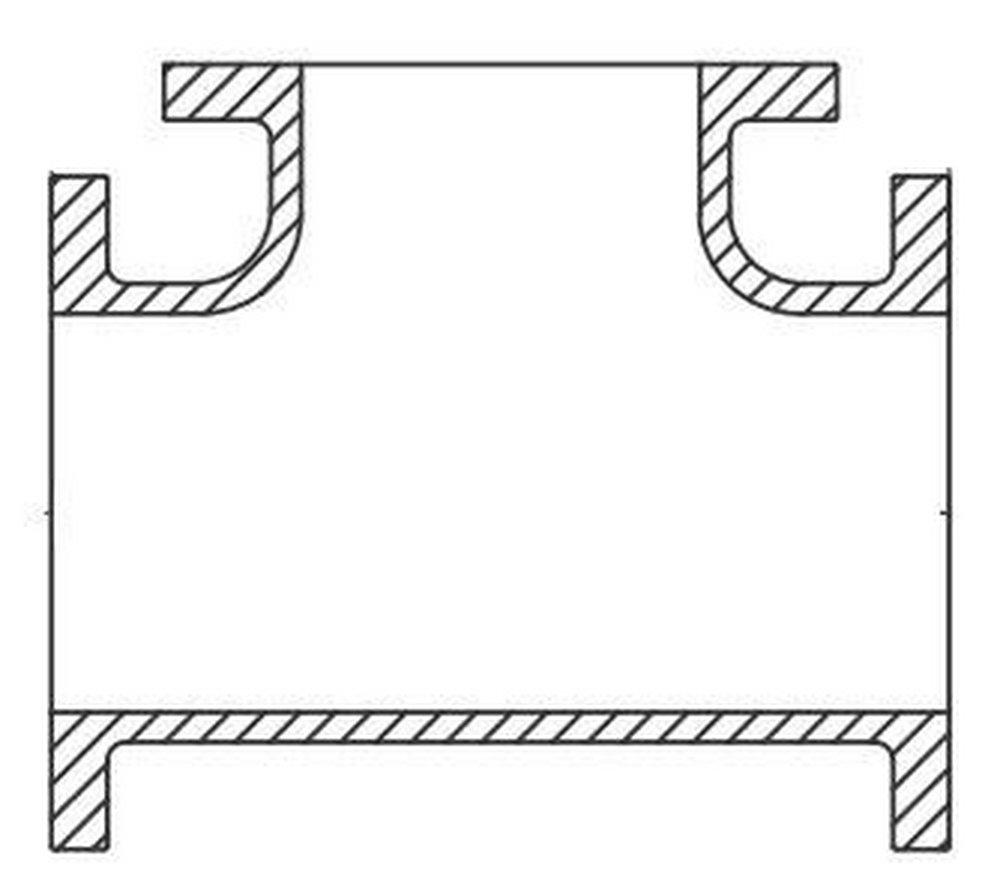 20 Flange Epoxy Tee image number 0
