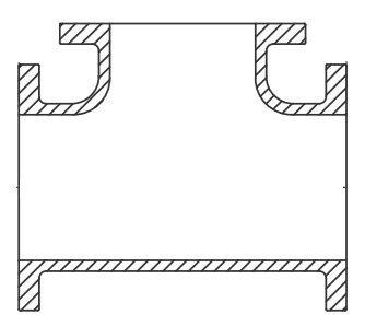 20 Flange Epoxy Tee 