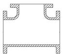 20 Flange Epoxy Tee 