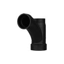 Black ABS DWV Combination Wye 