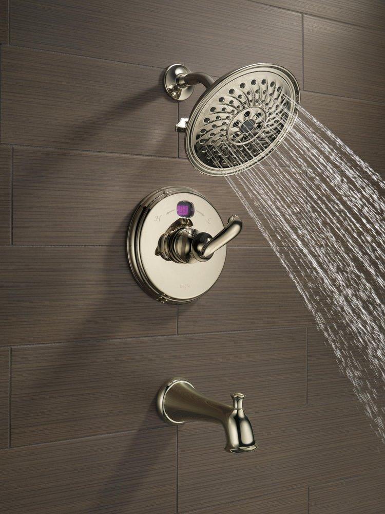 Delta Faucet Brilliance&reg; Polished Nickel 2-1/2 in. Stainless Steel Shower Flange 