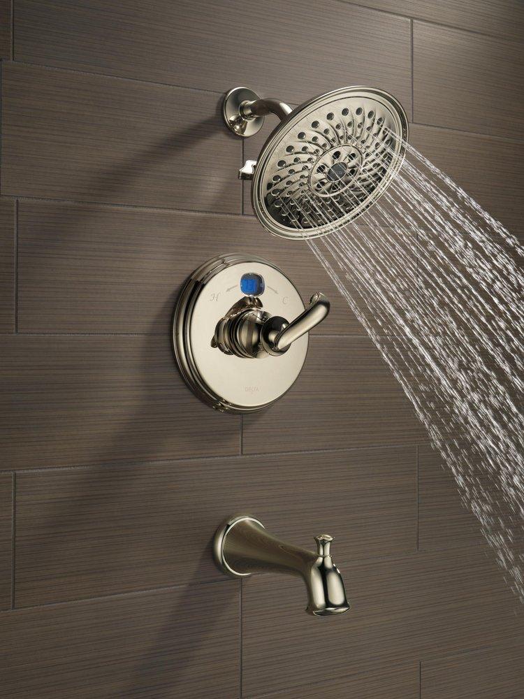 Delta Faucet Brilliance&reg; Polished Nickel 2-1/2 in. Stainless Steel Shower Flange 