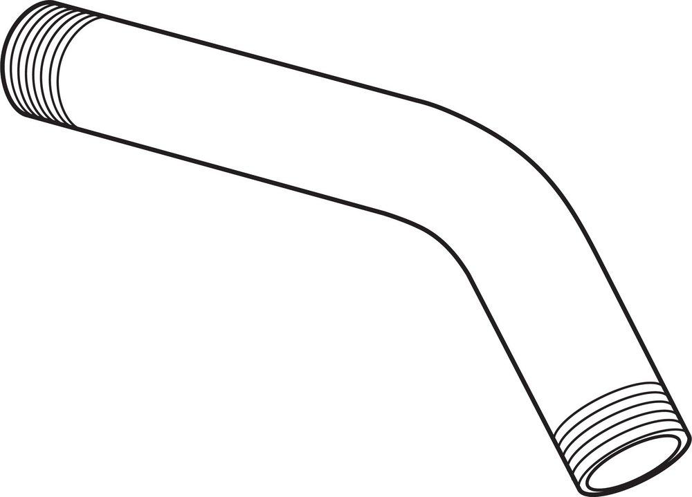 Delta Faucet Brilliance&reg; Polished Nickel 1/2 x 5-1/2 in. MIPS Brass Shower Arm 