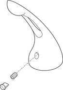 Delta Faucet Chrome 6 in. Metal Handle Kit 