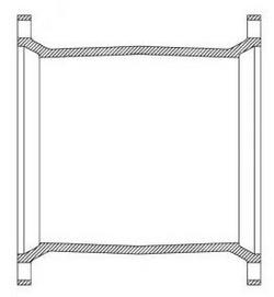 12 x 3 in. Mechanical Joint Ductile Iron C153 Long Sleeve Epoxy (Less Accessories)