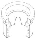 Christy Concrete Products Curb Valve Box (Less Lid) 