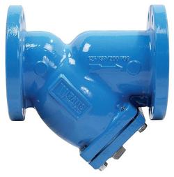 3 x 3 x 3 in. 125# Cast Iron Epoxy Coating Flanged Strainer