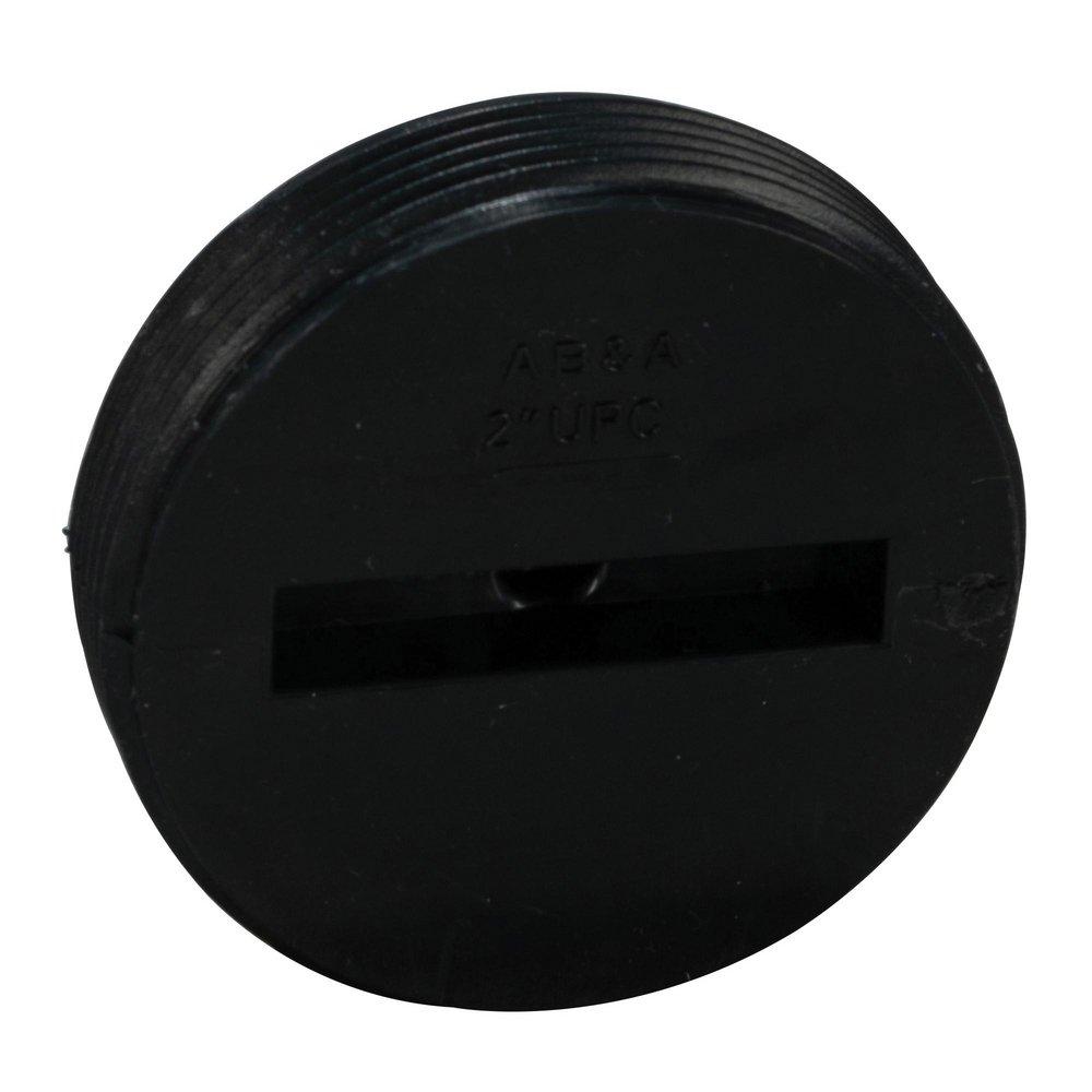 AB & A™ Black ABS Countersunk Cleanout Plug 