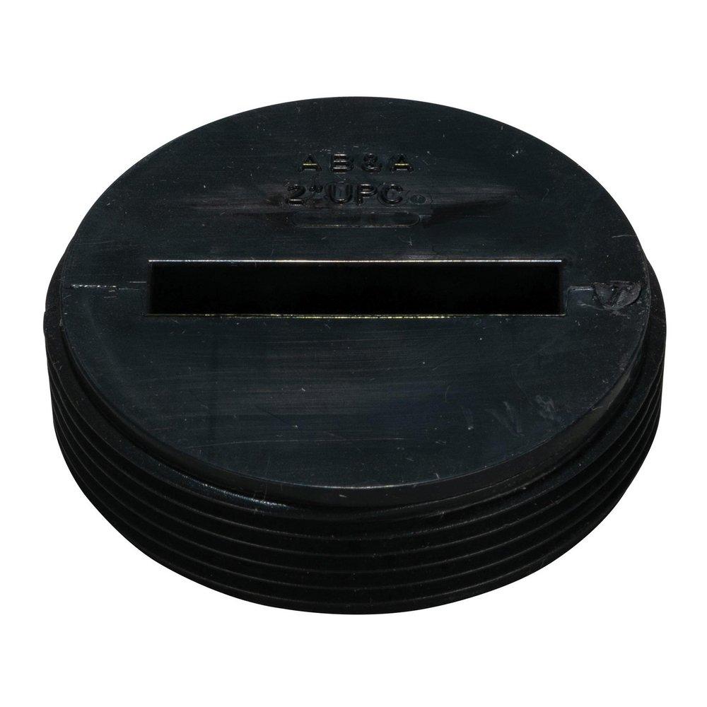 AB & A™ Black ABS Countersunk Cleanout Plug 