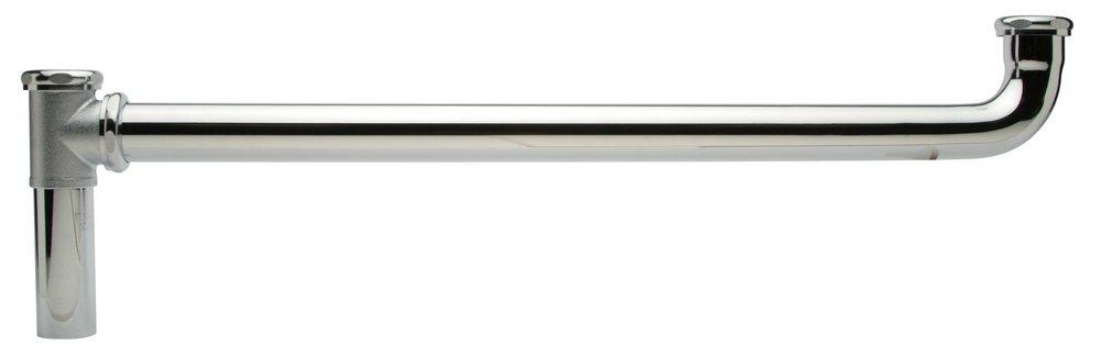 Zurn Polished Chrome 1-1/2 x 16 in. 17 ga Slip Joint Waste End Outlet with Nut 