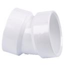 2 in. Hub Straight and DWV Schedule 40 PVC 22-1/2 Degree Elbow