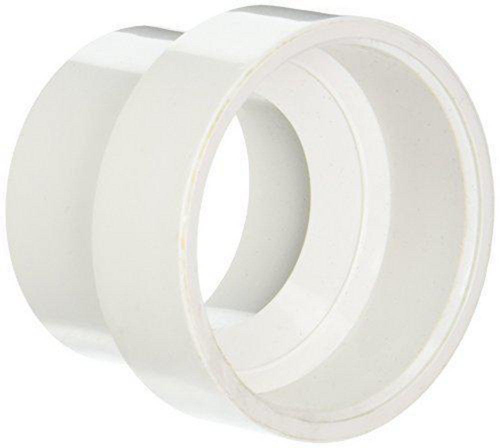 Genova White Hub and DWV Schedule 40 PVC Coupling 