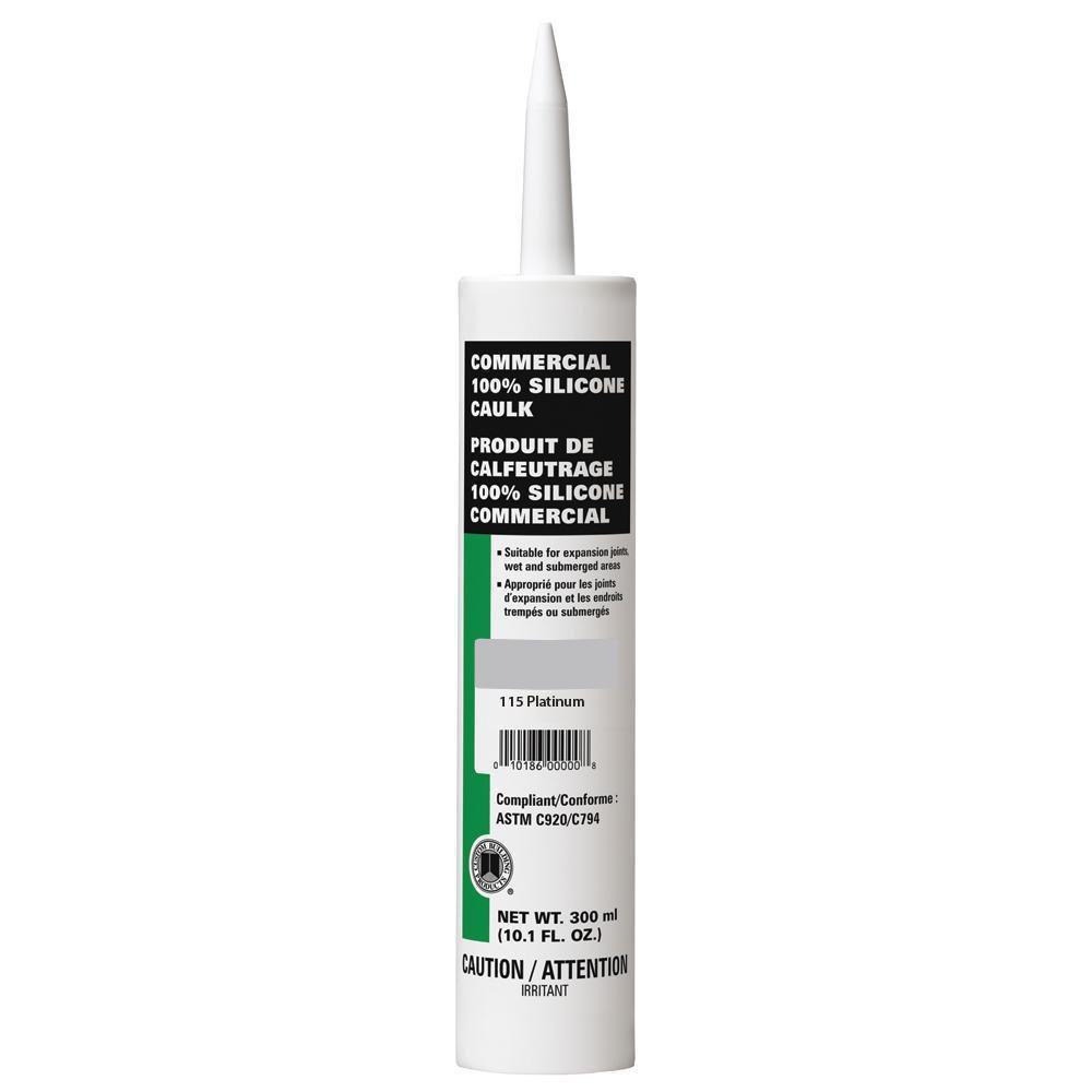 Smalley and Company Grey 10.3 oz. Silicone Caulk 