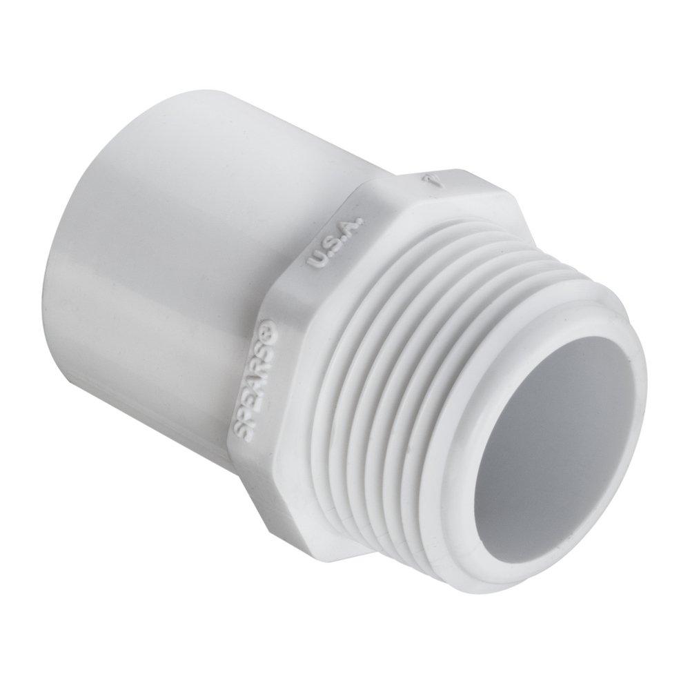 White IPS x Mechanical Joint SDR 11 HDPE Adapter with Stainless Steel Insert (Less Accessories) 