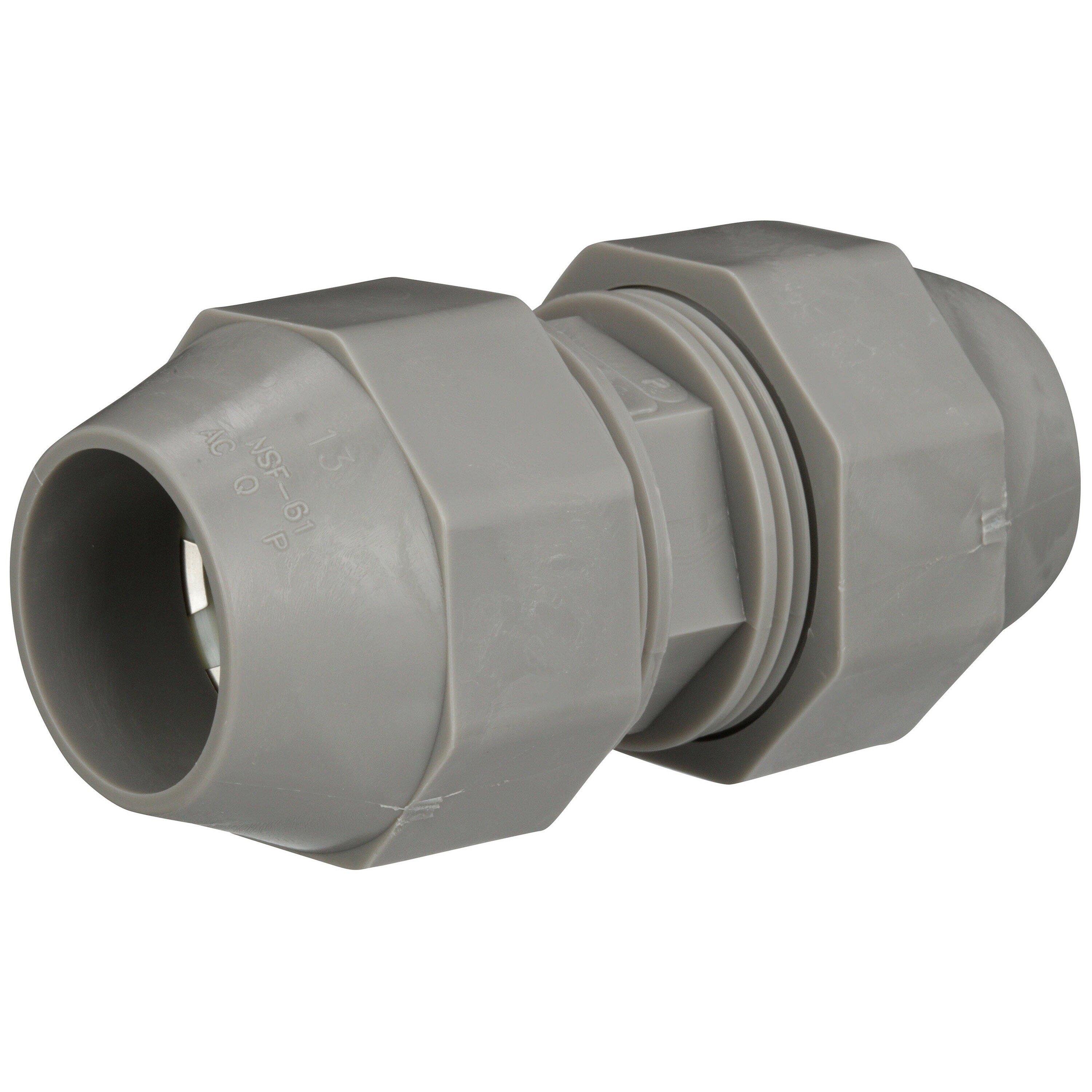 Zurn PEX CTS Straight Plastic Compression Assembly Coupling 
