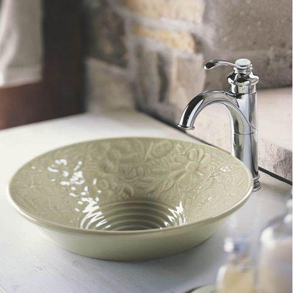 KOHLER Polished Chrome Single Handle Bathroom Sink Faucet 