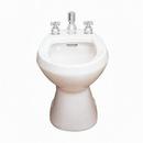 Vertical Spray Bidet with Integral Overflow in Linen