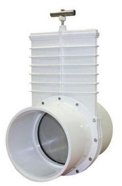 4 in. Plastic Full Port Slip Gate Valve