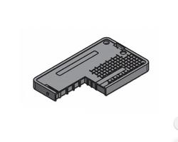 Cast Iron and Plastic Water Meter with Reader Lid Only in Black