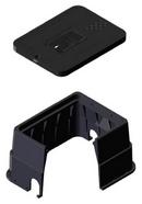 12 in. 3 Slot Jumbo Plastic Cast Iron Reader Water Meter Box Black