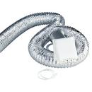 Deflecto White 4 in. Dryer Venting Kit 
