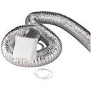 Deflecto White 4 in. Dryer Venting Kit 