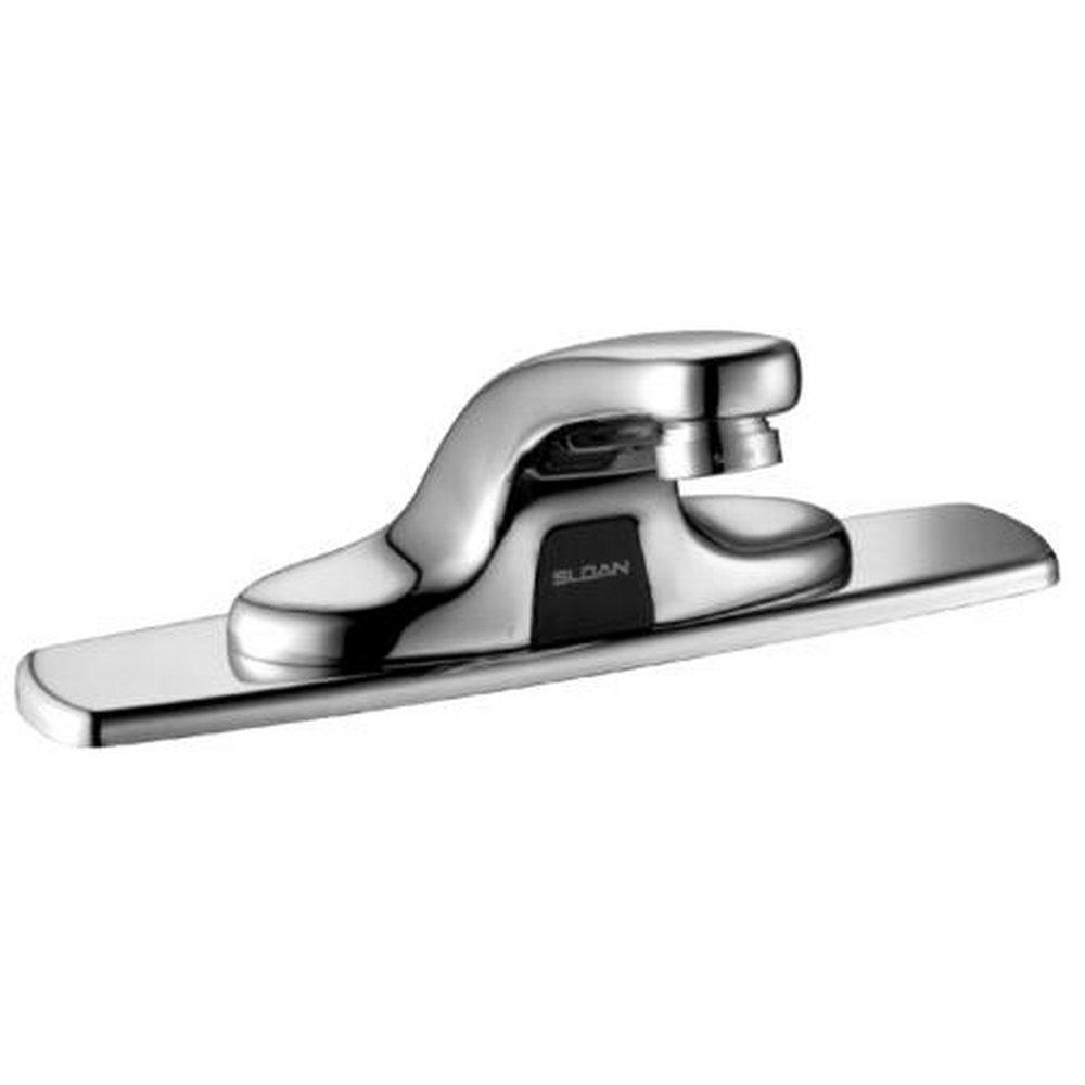 Sloan Valve Chrome 1-Hole Deckmount Sensor Bathroom Faucet 