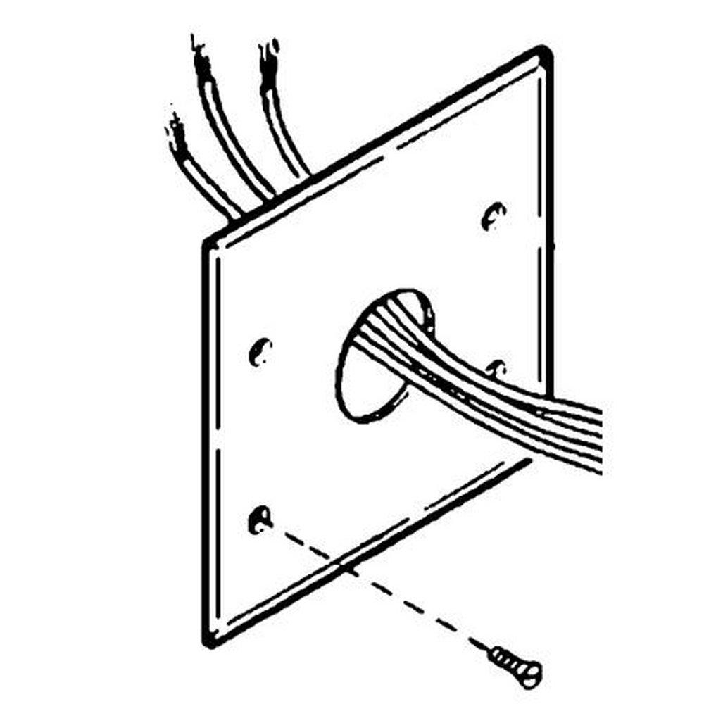 Sloan Valve Polished Chrome Cover Plate 