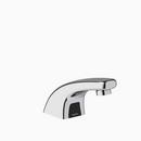 0.5 gpm 1-Hole Sensor Operated Electronic Deck Mount Lavatory Faucet in Polished Chrome