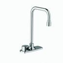 Sensor Operated Deckmount Faucet Box Mount with Above Deck Mechanical Mixing Valve in Polished Chrome