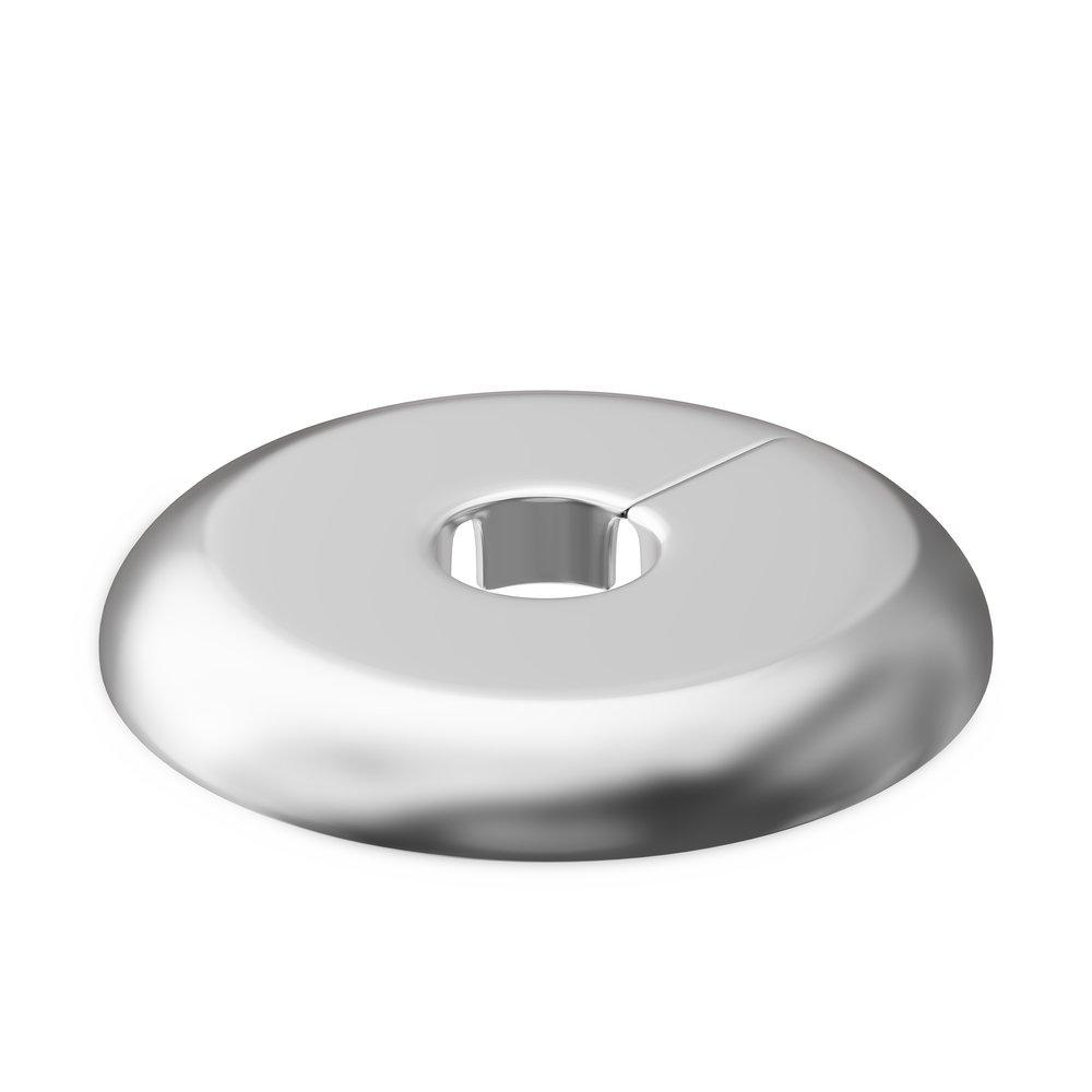 PROFLO&reg; Chrome Plastic Split Escutcheon in Chrome 