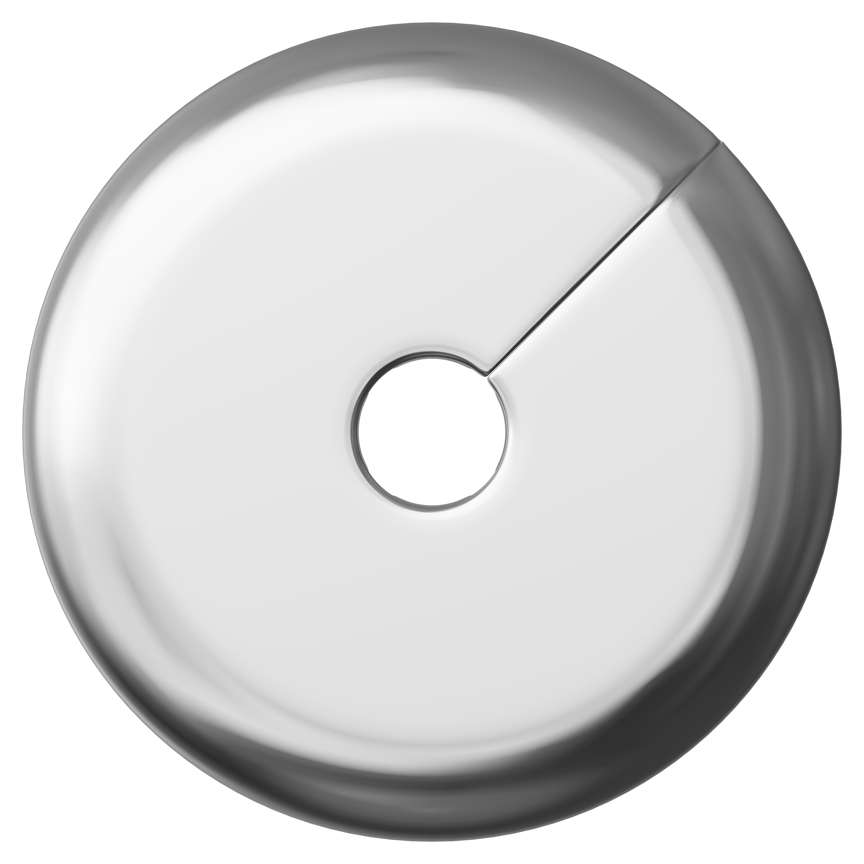 PROFLO&reg; Chrome 1/2 in. IPS Plastic Split Escutcheon 