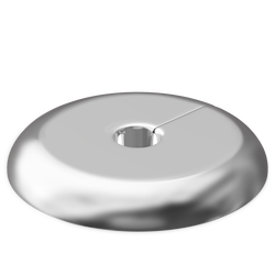 1/2 in. Plastic IPS Split Escutcheon in Chrome Plated