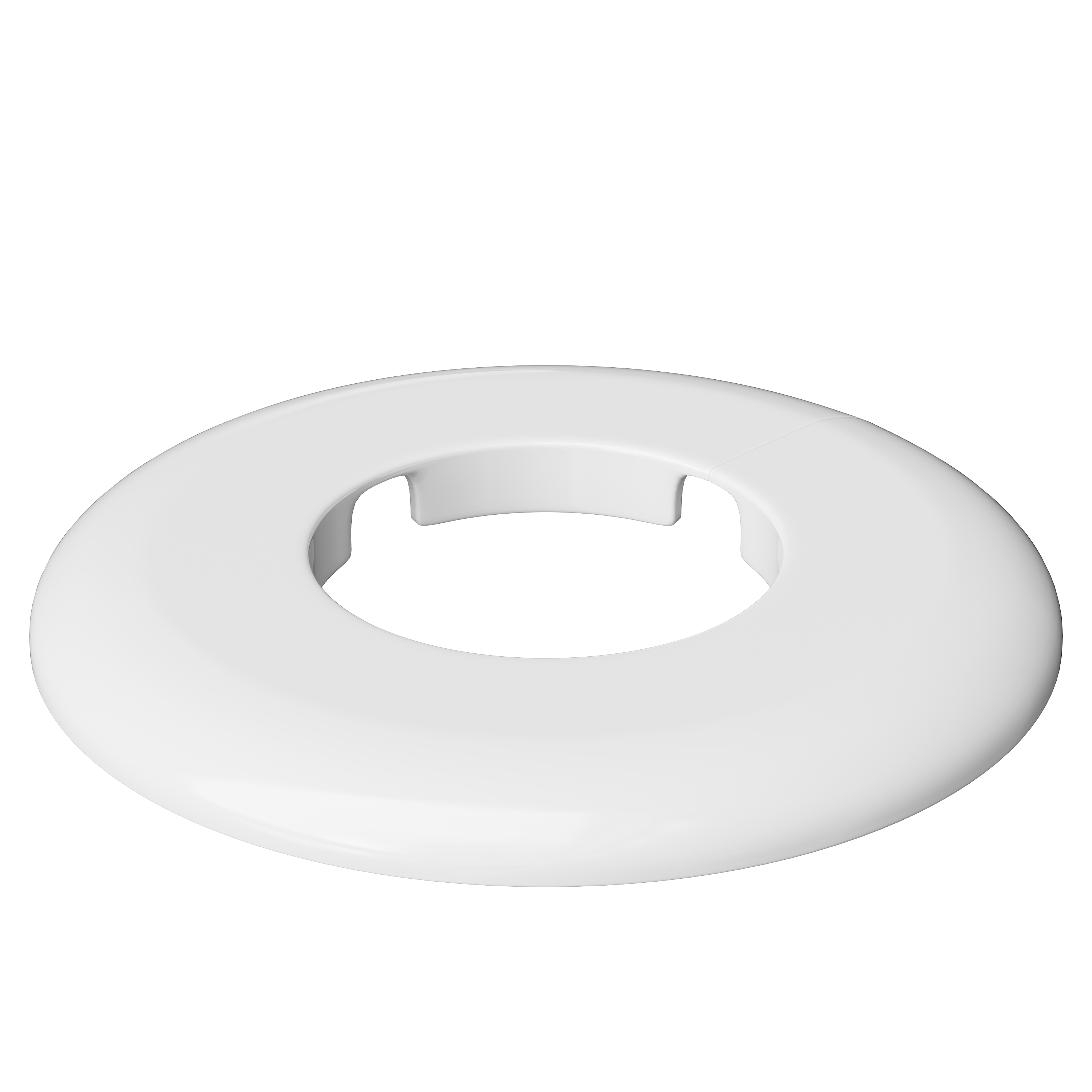 PROFLO&reg; White 2 in. Plastic Split Escutcheon 