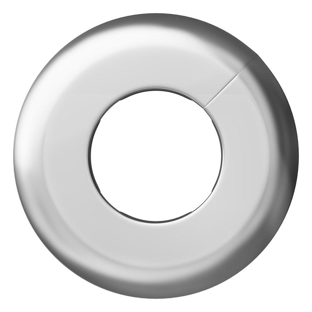 PROFLO® Chrome 2 in. Plastic Split Escutcheon 