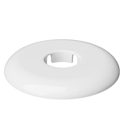 1 in. Plastic IPS Split Escutcheon in White
