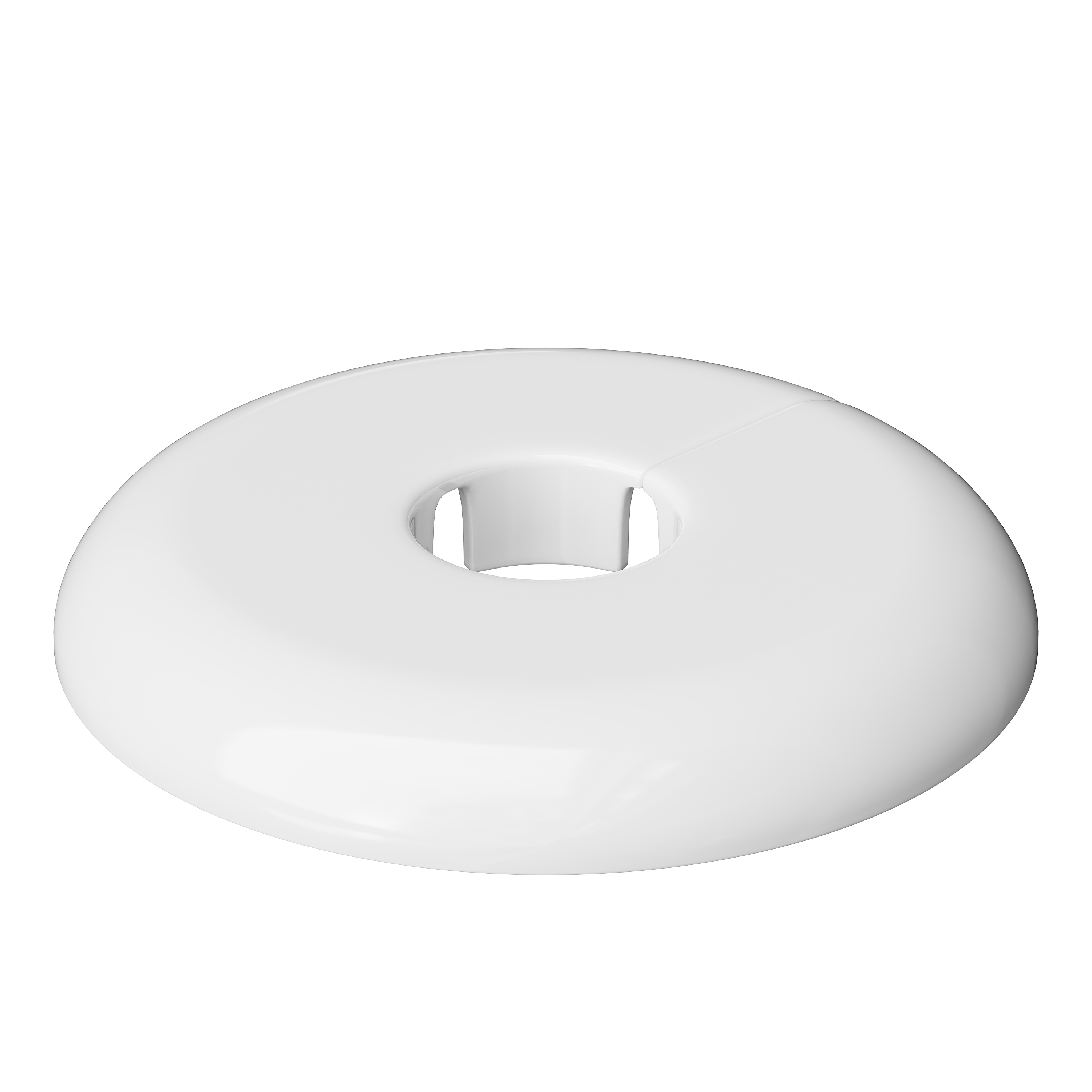PROFLO&reg; White 7/8 in. OD Plastic Split Escutcheon 