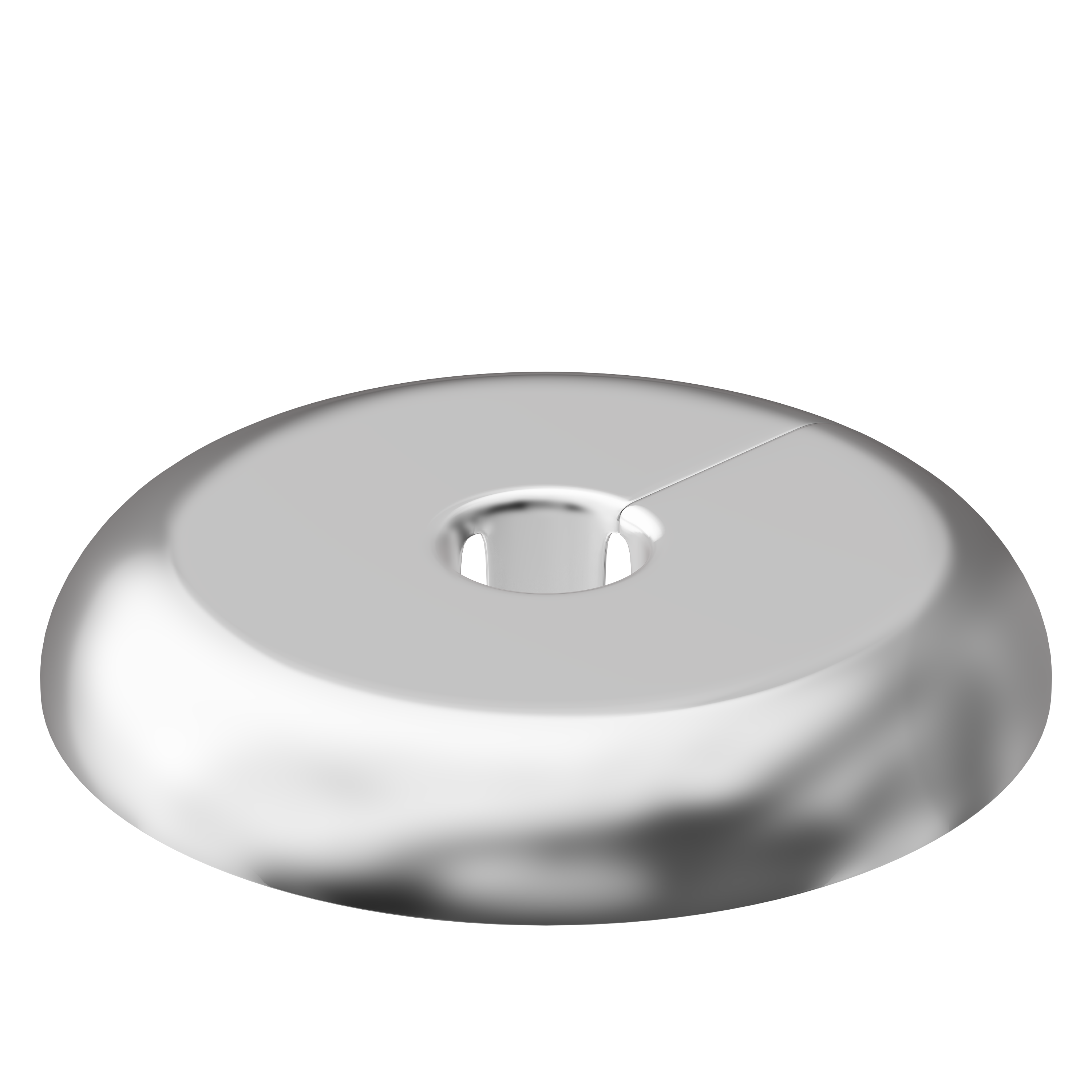PROFLO&reg; Chrome 5/8 in. OD Plastic Split Escutcheon 