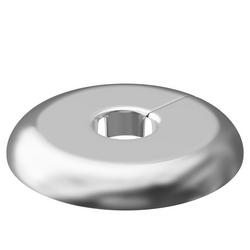 3/4 in. Plastic CTS Split  Escutcheon in Chrome Plated