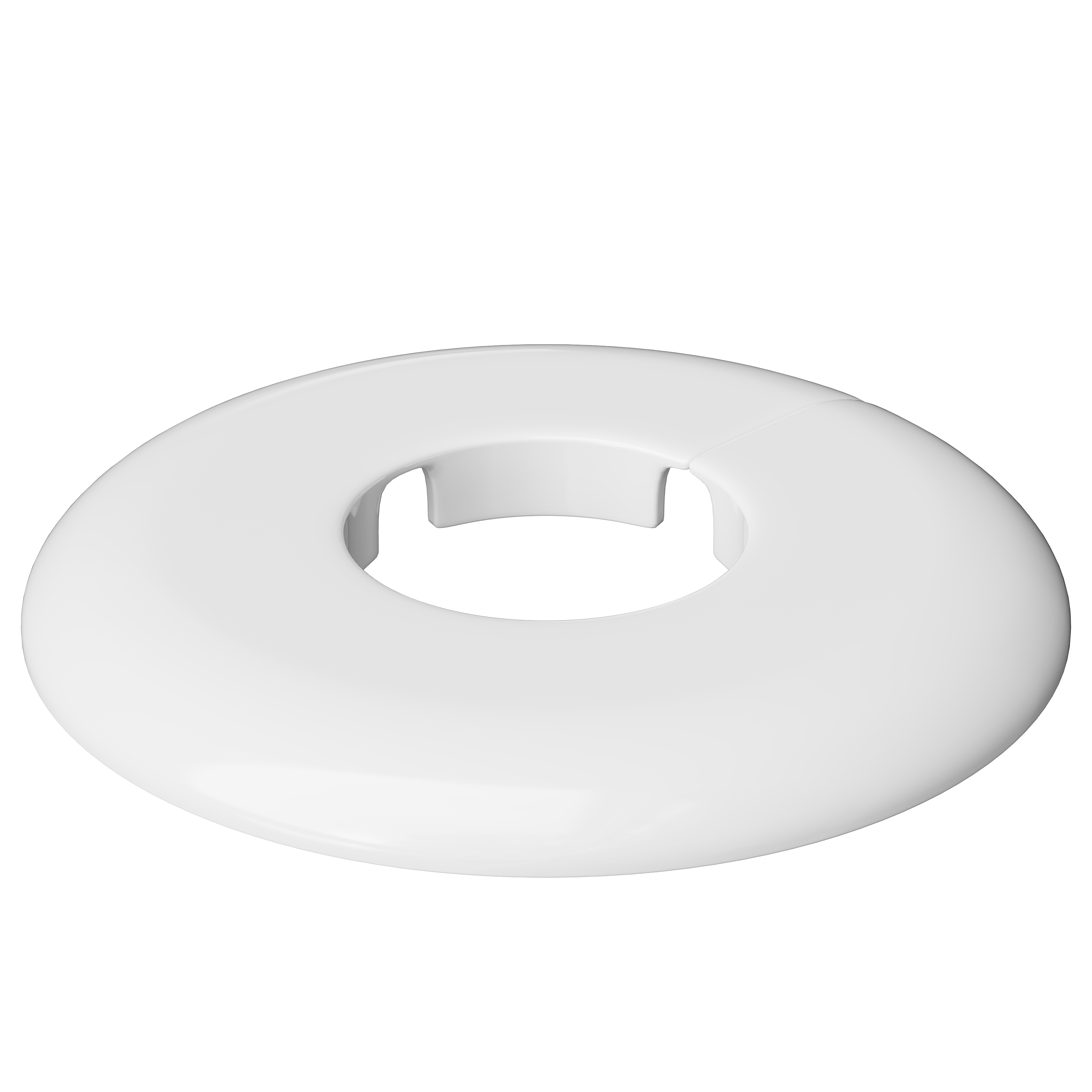 PROFLO&reg; White 1-1/2 in. IPS Plastic Split Escutcheon 