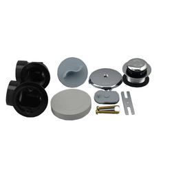 ABS Toe-Tap Drain Kit in Polished Chrome