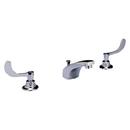 Widespread Faucet with Double Wristblade Handle in Polished Chrome