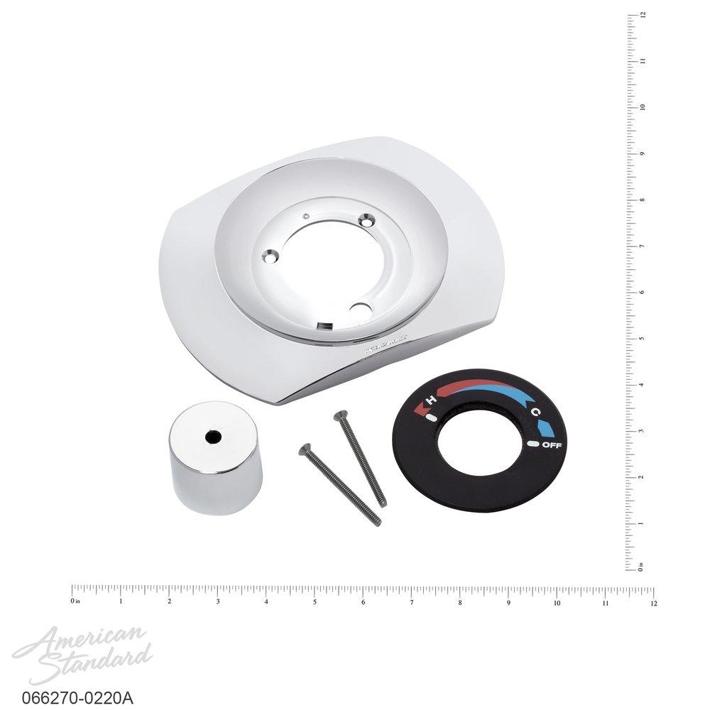 American Standard Polished Chrome Escutcheon and Cap Kit 