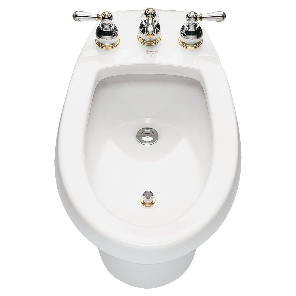 American Standard White Vertical Spray Bidet with Integral Overflow 