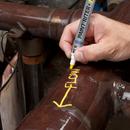 Markal&reg; White 5-1/4 in. Fiber Marker 