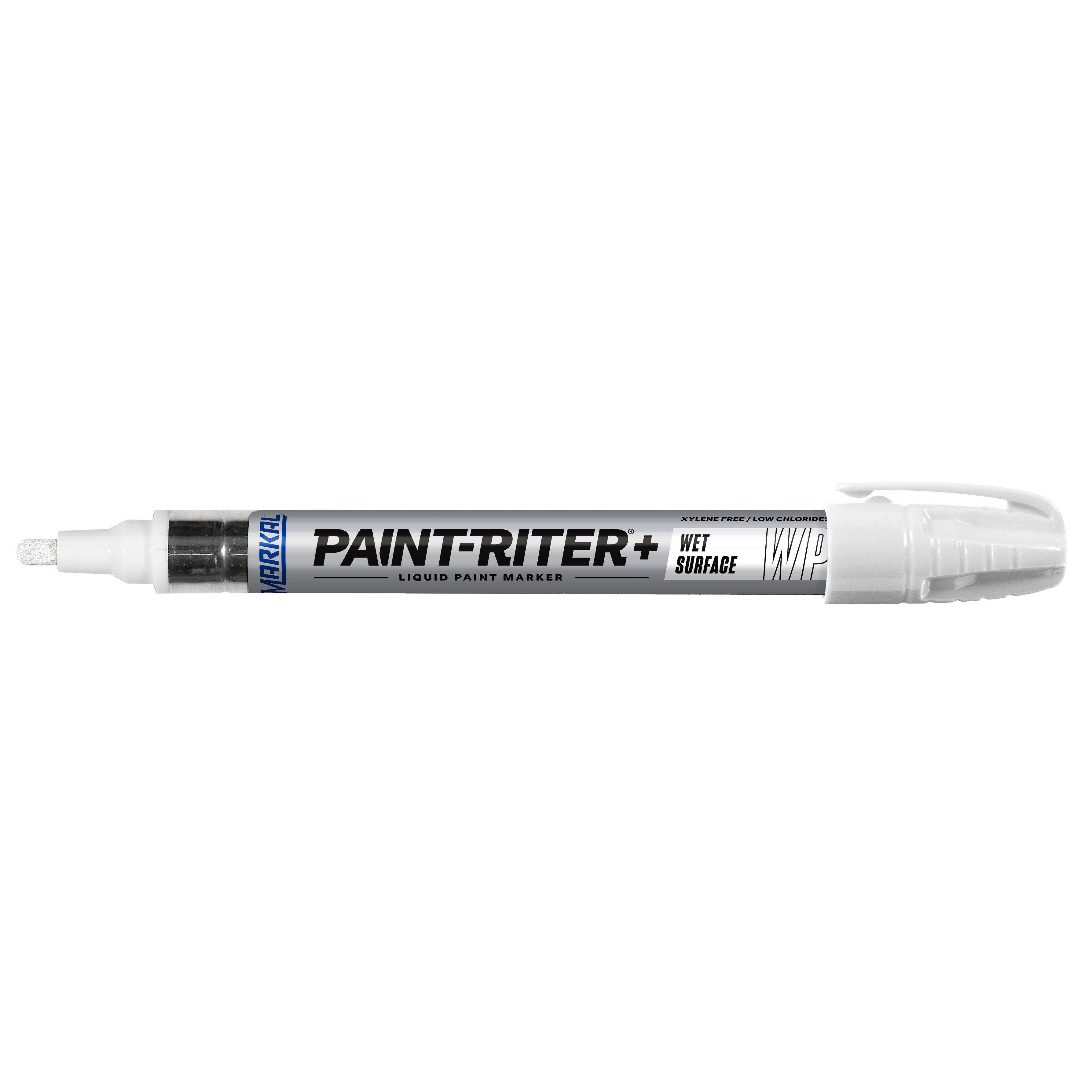 Markal&reg; White 5-1/4 in. Fiber Marker 